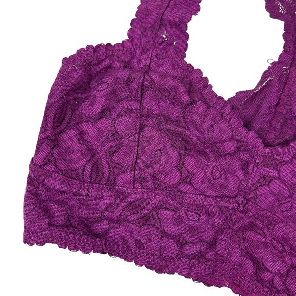 Free People Burgundy Galloon Racerback Lace Bralette - Picture 4 of 5